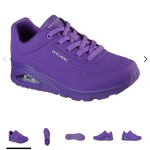 NIB BRIGHT PURPLE SKECHERS STREET SHOES